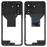 Housing Middle Part compatible with Xiaomi Redmi 13C, (black)