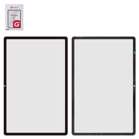 Housing Glass G+OCA PRO compatible with Samsung X810, X816  Galaxy Tab S9 Plus, with OCA film, black 