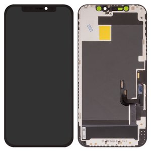 Pantalla LCD Wextom puede usarse con iPhone 12, iPhone 12 Pro, negro, con marco, HC, sin error, OLED  soft, diagnosable