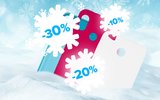 Знижки-бурульки на всі чохли: -10%, -20%, -30%