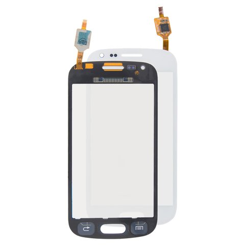 Touchscreen compatible with Samsung S7560, S7562, white 
