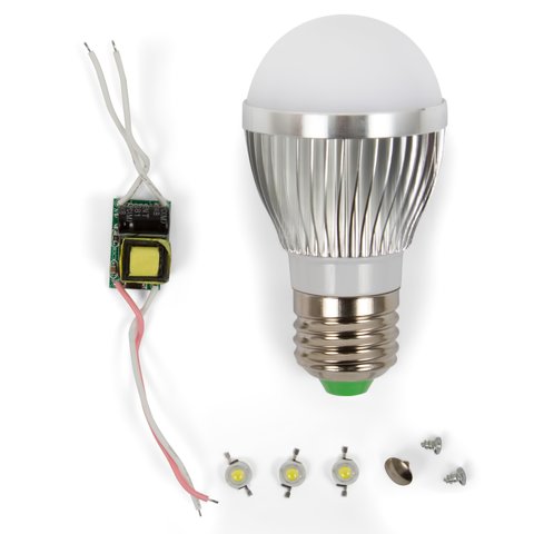 LED Light Bulb DIY Kit SQ Q01 3 W cold white, E27 