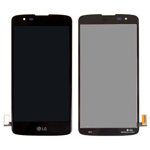 LCD compatible with LG K8 K350E, K8 K350N, Phoenix 2, black, without frame, Original PRC  