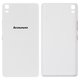 Housing Back Cover compatible with Lenovo A7000, K3 Note (K50-T5), (white, with side button)