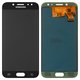 LCD compatible with Samsung J530 Galaxy J5 (2017), (black, without adjustment of light, without frame, Copy, (TFT))