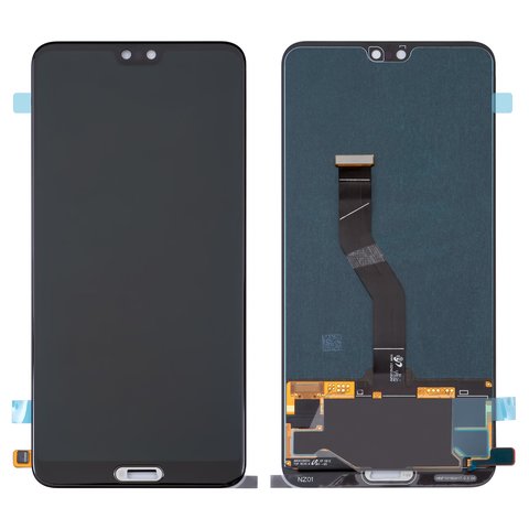 LCD compatible with Huawei P20 Pro, black, without frame, Original PRC , CLT L29 CLT L09 