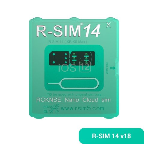 R Sim 14 v18 Card for iPhone XR XS MAX  X 8 8 Plus 7 7 Plus 6s 6s Plus 6 6 Plus 5 SE  5s