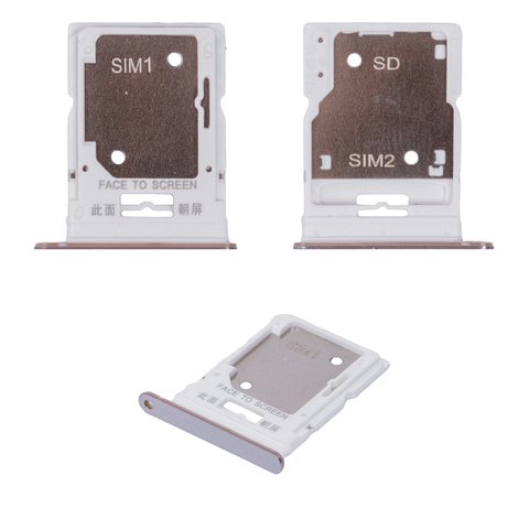 SIM Card Holder compatible with Xiaomi Redmi Note 11 Pro 5G, white 