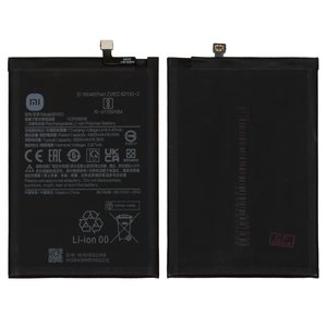 Battery BN5G compatible with Xiaomi Redmi 10A, Redmi 10C, Li Polymer, 3.87 V, 5000 mAh, Original PRC  