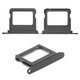 Держатель SIM-карты для iPhone 16, iPhone 16 Plus, черный, single Sim, black