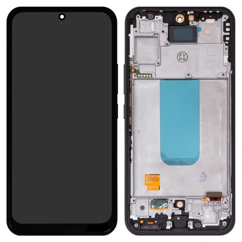 LCD compatible with Samsung A546 Galaxy A54 5G, black, with frame, Copy, TFT  