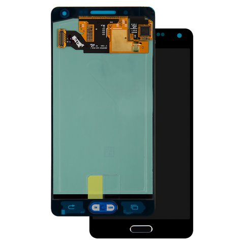 Pantalla LCD puede usarse con Samsung A500 Galaxy A5, negro, azul, sin marco, Original PRC , original glass