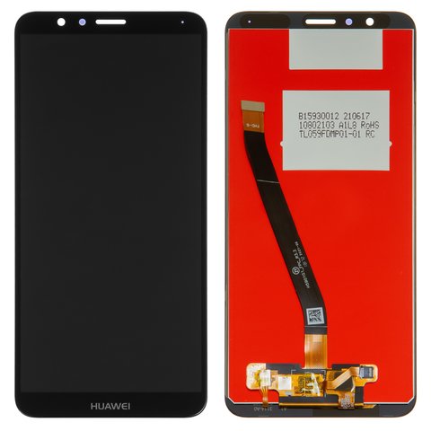 Pantalla LCD puede usarse con Huawei Honor 7X, negro, Logo Huawei, sin marco, High Copy, BND L21