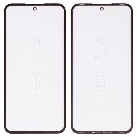 Vidrio de carcasa G+OCA PRO puede usarse con Samsung A556 Galaxy A55, con película OCA, negro