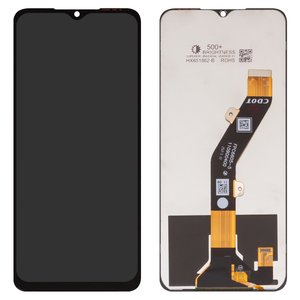 Pantalla LCD puede usarse con Tecno Spark 10, negro, sin marco, Copy, KI5Q