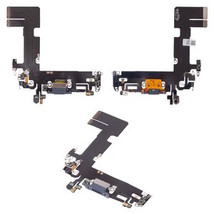 Cable flex puede usarse con iPhone 13, del conector de carga, azul, con micrófono, HC