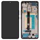 Pantalla LCD puede usarse con Xiaomi Poco F6, negro, con marco, Original (PRC), 24069PC21G, 24069PC21I