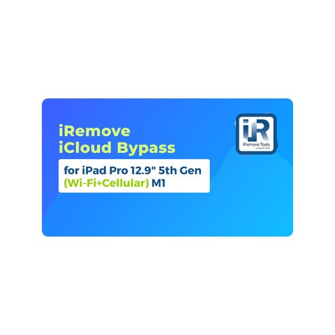 iRemove iCloud Bypass para iPad Pro 12.9 inch 5th Gen Wi Fi+Cellular  M1