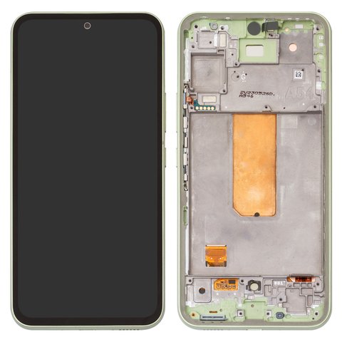 Pantalla LCD puede usarse con Samsung A546 Galaxy A54 5G, verde, con marco, Original PRC 