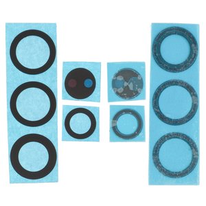 Скло камери для Samsung S908B Galaxy S22 Ultra 5G, S928 Galaxy S24 Ultra, чорне, без рамки