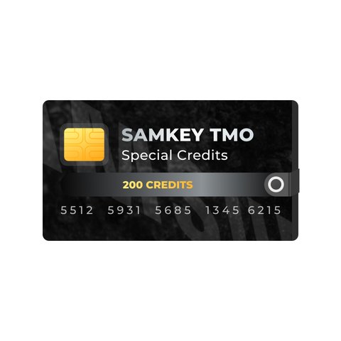 Спеціальні кредити Samkey TMO 200 кредитів 