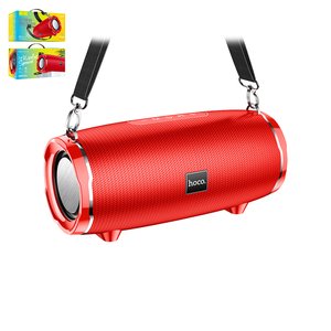Портативна бездротова колонка Hoco HC5, червона, bluetooth 5.0, 15W*2, #6931474746658
