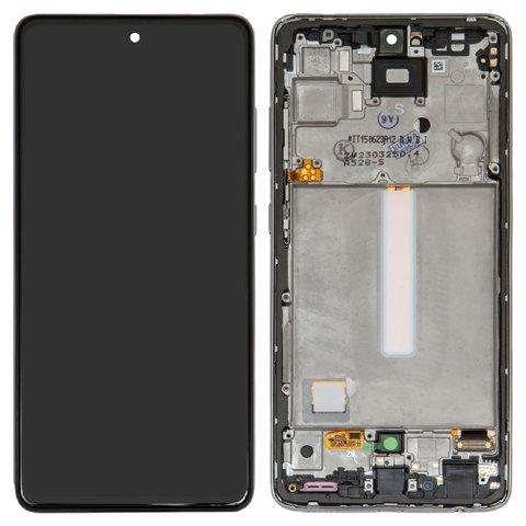 Дисплей для Samsung A525 Galaxy A52, A526 Galaxy A52 5G, білий, з рамкою, Original PRC 