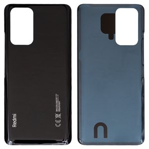 Задняя панель корпуса для Xiaomi Redmi Note 10 Pro, Redmi Note 10 Pro Max, черная, dark night