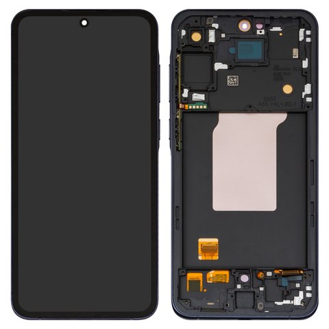 Дисплей для Samsung A556 Galaxy A55, синий, с рамкой, High Copy, OLED , navy