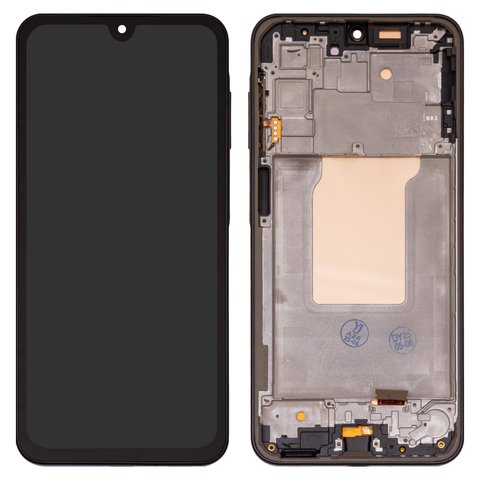 Дисплей для Samsung A266 Galaxy A26, черный, с рамкой, High Copy, OLED 