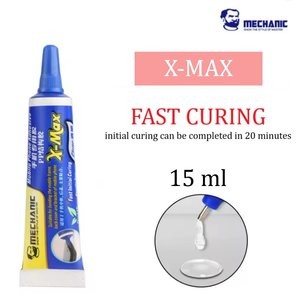 Клей герметик Mechanic X MAX, для приклеивания тачскрина, дисплея, 15 мл, прозрачный