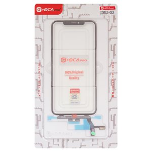 Сенсорний екран G+OCA PRO для iPhone XS Max, з ОСА плівкою, чорний