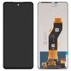 Дисплей для Tecno Pop 8, Spark 20 (KJ5), Spark 20C (BG7), Spark Go (2024) (BG6); Infinix Hot 40i (X6528B), Smart 8 (X6525), черный, без рамки, Оригинал (переклеено стекло), BV066G3M-L0A-XM00