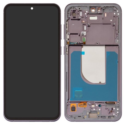 Дисплей для Samsung S711 Galaxy S23 FE, чорний, з рамкою, Original PRC 
