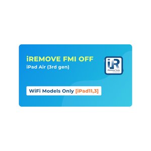 iRemove FMI OFF iPad Air 3rd Gen  лише WiFi моделі [iPad11,3]