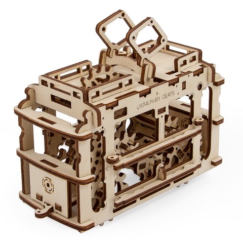 Механічний 3D пазл UGEARS Трамвайчик