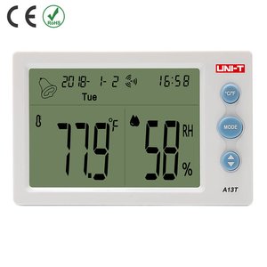 Medidor de temperatura y humedad relativa UNI T A13T